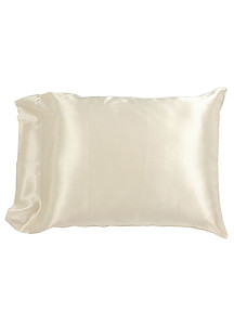 Natural White Charmeuse Silk Pillowcases. Soft Charmeuse Silk